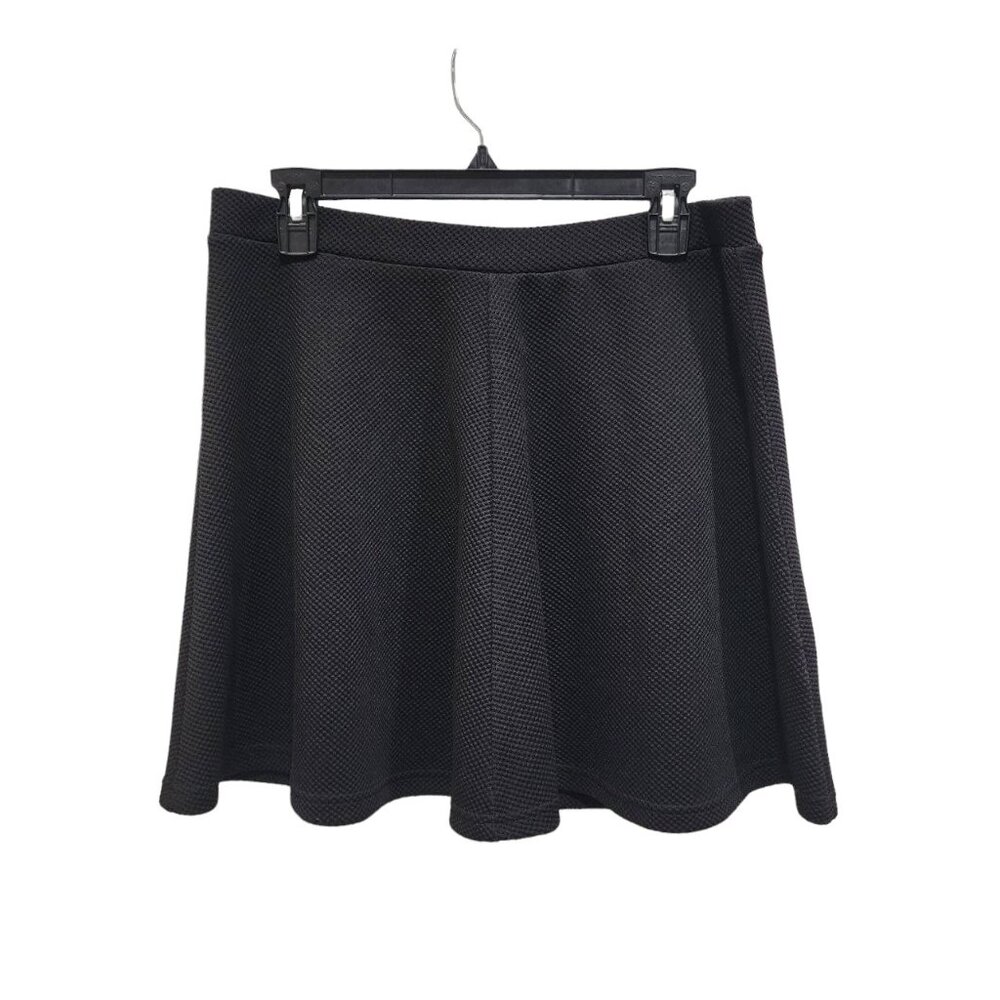 RD Style A-line mini black skirt women's size L